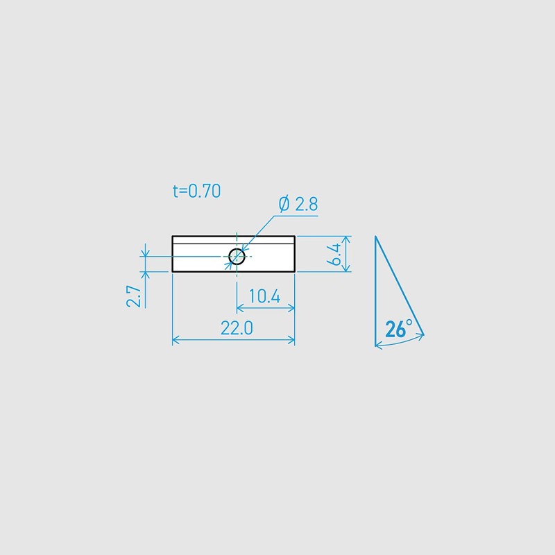 Kai 750BH2042 Razor Blade Small Blade Thin Blade Made in