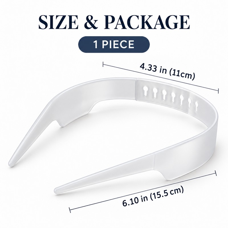 Shirt Collar Support Insert, Adjustable Collar Shaper for Dress Shirts,