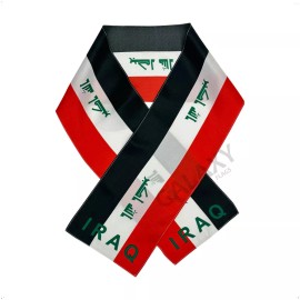 Unbranded Iraq Scarf / Iraq Flag Scarf / Iraq Scarves