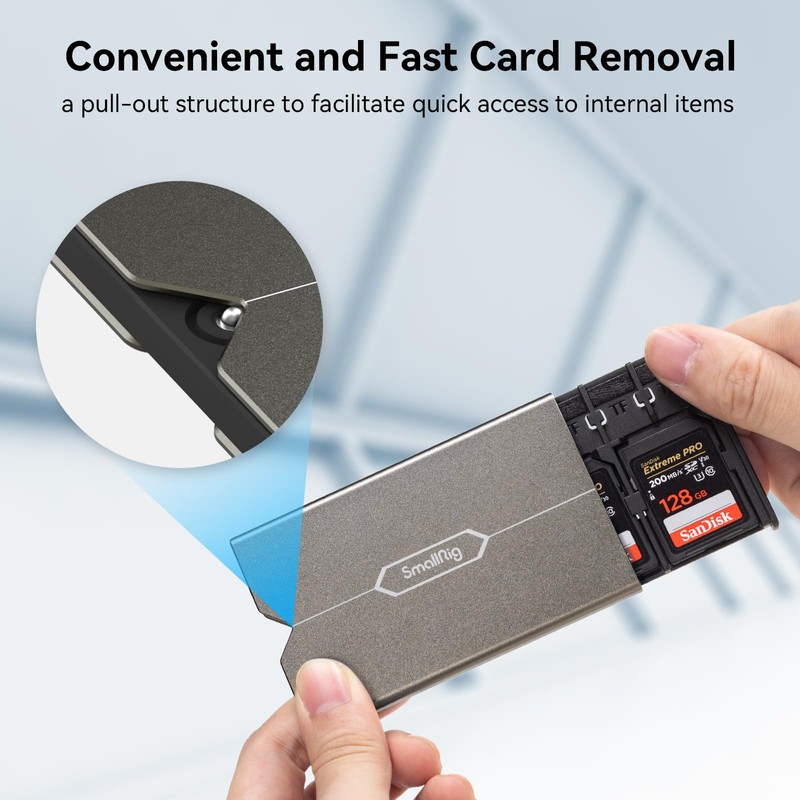 SmallRig Memory Card Case Holder Anti-Shock Anti-Fall and Scratch Suitable