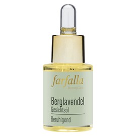 farfalla Berglavender Facial Oil - Soothing - 100% Certified Natural Cosmetics - 15 ml