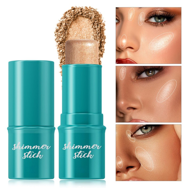 Vawolecy Contour Stick, Shades with Highlighter & Bronzer & Blush