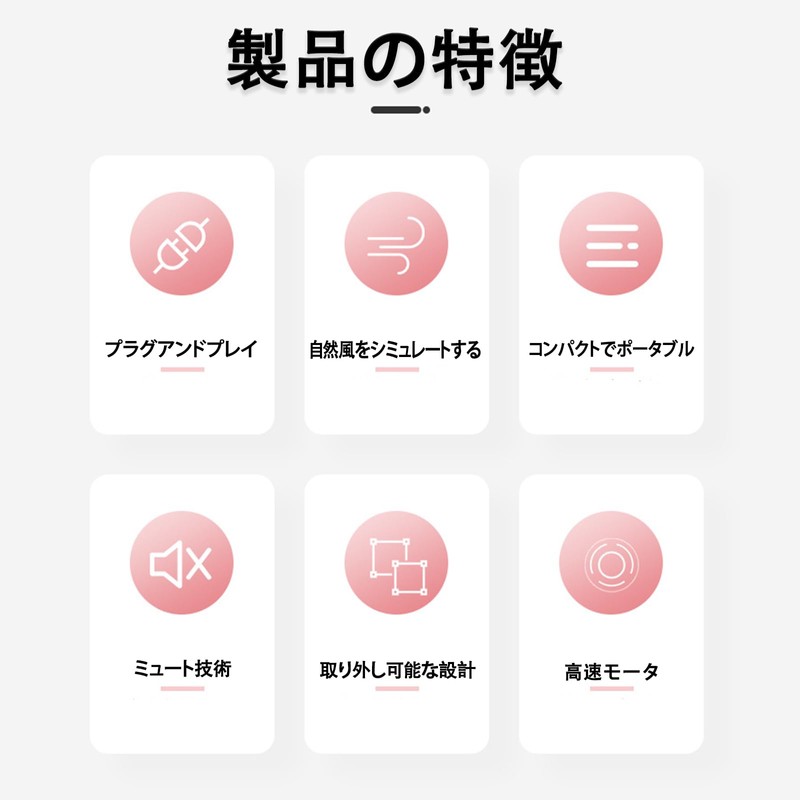 Propeller Small Fan Mini Fan Safety Protection for Portable Fan