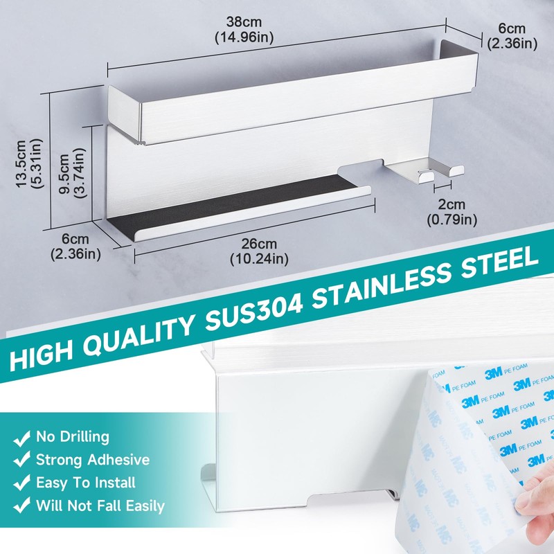XILIMEN Storage Holder for Dyson Airwrap, Curling Iron Accessories Wall