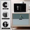 Yuanshikj Steel Safe Box - Key Locked, 0.2 Cubic Ft