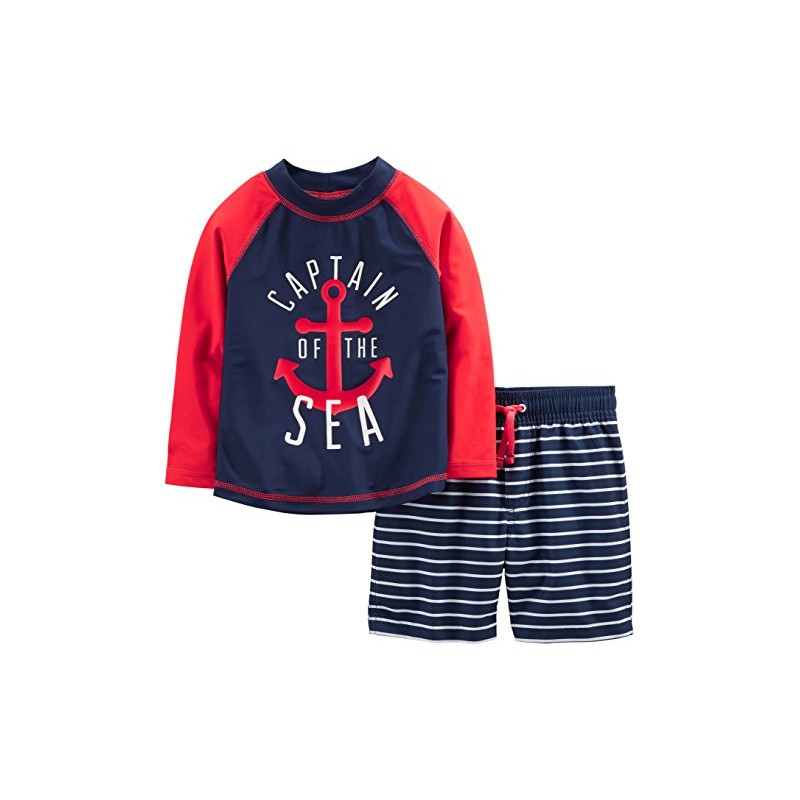 Simple Joys by Carter's Baby and Toddler Boys’ 2-Piece Swimwear,