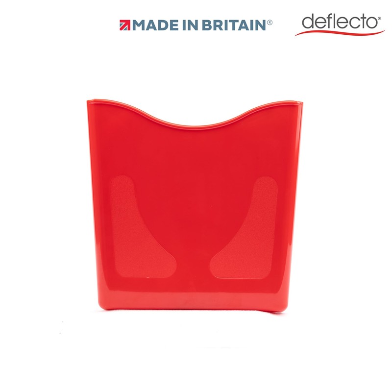 Deflecto Red Portrait A4 Wall Mounted Document Holder - A4