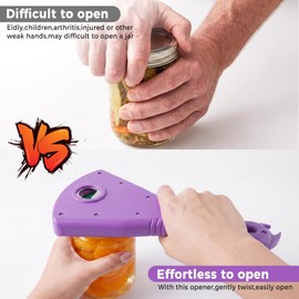 3-in-1 Multi Function Jar Opener, for Seniors, Weak Hands, Arthritis