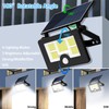 ivSunTEK Solar Wall Lights Outdoor Waterproof with Motion Sensor Wall
