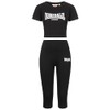 Lonsdale Women's Ixworth Clothing Set, Black, M EU