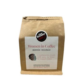 Caffe Vergnano "Women in Coffee" Whole Bean Coffee to Support Woman Growers in Honduras | Imported from Italy | Italian Roast | 8.8 oz Bag