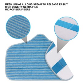 VCLENA 5 Pack Microfiber Mop Pads Compatible for Dupray Neat Steam Cleaner McCulloch MC1275 and Steamfast SF-275/SF-370