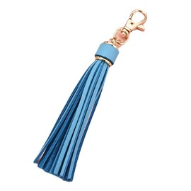 Plus Nao Bag Charm, Bag Accessories, Key Chain, Tassel, Fringe, Leather-like, Nascan Included, Stylish, Cute, lakeblue