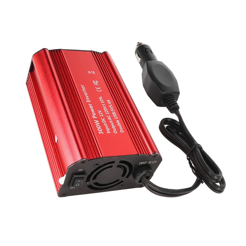 300W Car Power Inverter DC12V to 220V Portable Car Converter