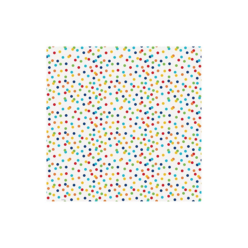 Vibrant Rainbow Polka Dots Gift Wrap - 30" x 5