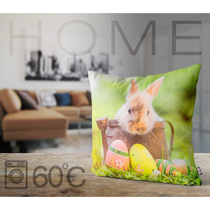 VOID Easter Eggs Rabbit Easter Bunny Cushion Cover 80 x