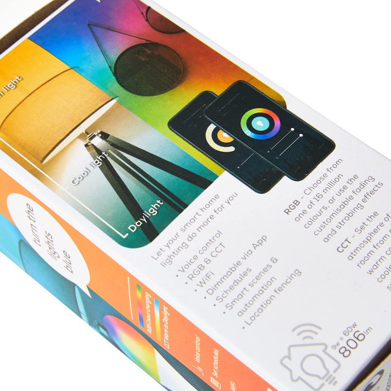 TCP Smart Wi-Fi LED Lightbulb Classic E27 Colour Tuneable White