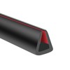 Rubber Edge Trim, 5/16" Self Adhesive Flexible U Channel Edge