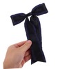 VICASKY 2pcs Dark Bow Hair Clips for Girls Stylish Hair