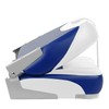 ofyou New Low Back Folding Boat Seat (White/Blue(1 seat))