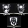 JFG RACING Dirt Bike Headlight,Universal Dirt Bike Front Light Motorcycle