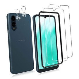 Compatible with Arrows We2 F-52E Glass Film, 2 x Tempered Glass, 2 x Camera Film, LCD, Glass, Ultra-thin, Protective Film, Arrows We2, F-52E, Japan Asahi Glass Material, AGC, High Transmittance, 9H