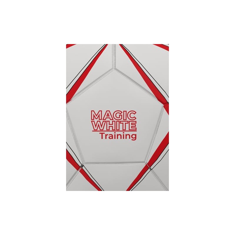 Erima Magic White Training Handball (7202509), White/Red, 1