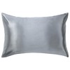 100% Mulberry Silk Pillowcase - Queen - Silver Grey