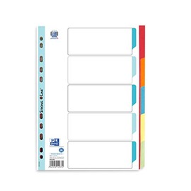 Elba Cardboard Register, Strong-line. Blank, 5 Sheets 1 Register