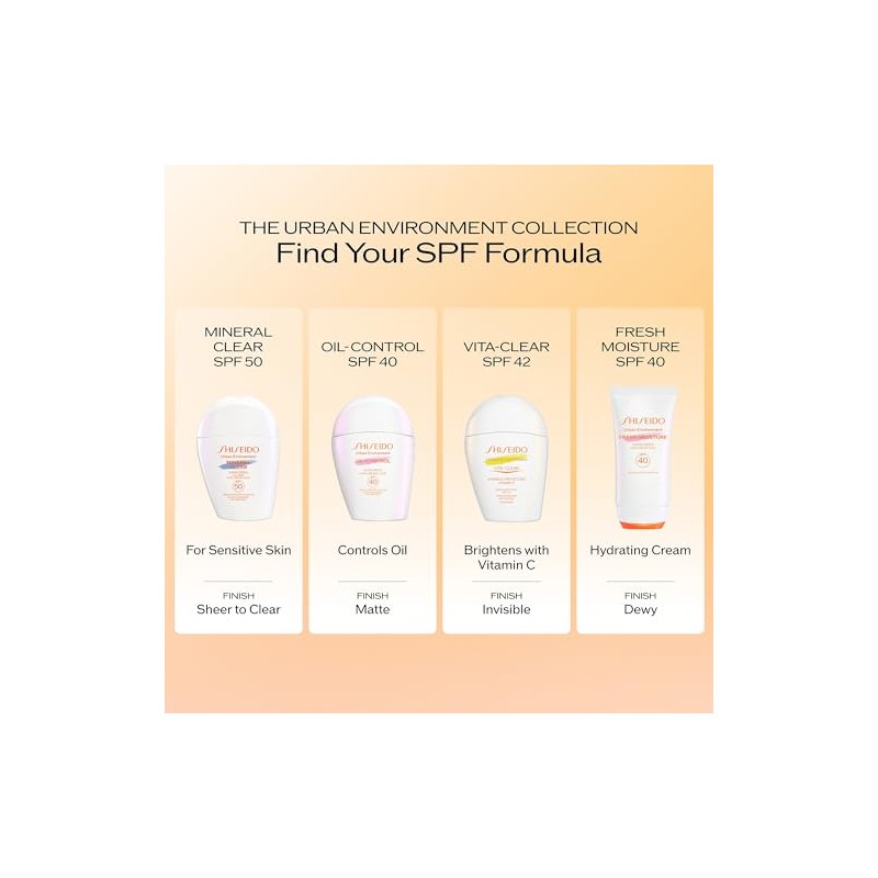 Shiseido Protector Solar Urban Environment Vita-Clear Fps 42 - Fórmula