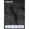 Hevto Wetsuits Men 3/2mm Neoprene Front Zip Full Wet Suit