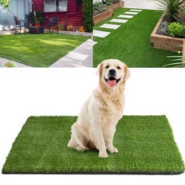 SUWUYUE Artificial Grass Turf Outdoor, 3FT x 10FT (30 Square Feet) 1.77" Thick Fake Realistic Pet Grass Rug Synthetic Lawn Carpet, Astroturf Faux Indoor Landscape for Patio, Garden, Yard, Balcony