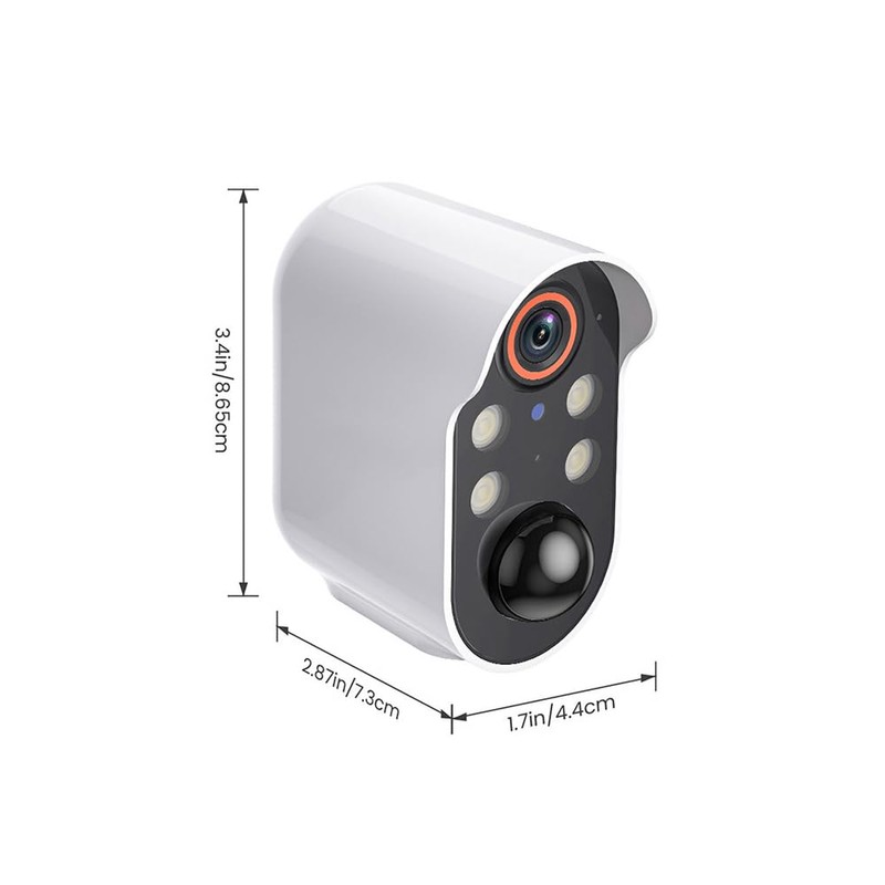 Tiardey AI-Powered Wireless Security Camera Package with AI Person Detection,