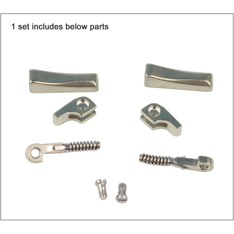 Glasses Accessories UPOV 1set Eyeglasses Flex Spring Hinge with Case