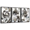 ASDCEUTICALS Large Canvas Wall Art - Framed Floral Abstract Wall