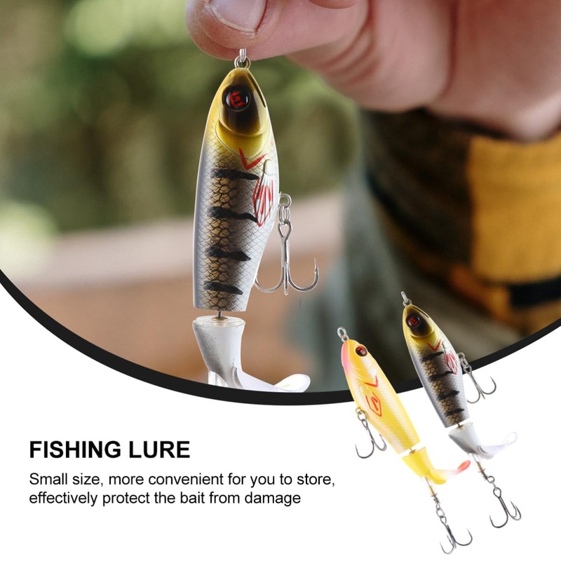 BESPORTBLE 2pcs Realistic Simulation Bait Propeller Lure Bait Hard for