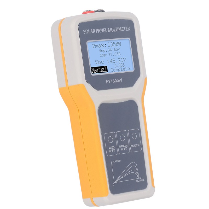 Solar Panel MPPT Tester 5‑1600W 0‑60A Photovoltaic Panel Multimeter with