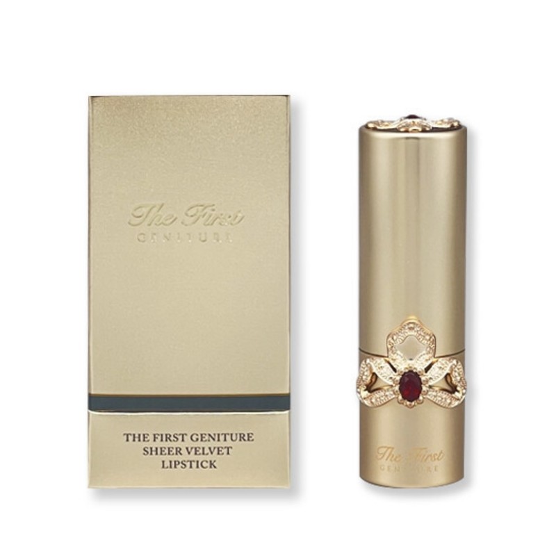 Ohui The First Genature Sheer Velvet Lipstick 3.8G Red /