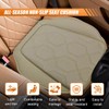 Craedli Car Seat Cushion, Breathable Leather Auto Front Seats Bottom