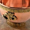 Om - Cuenco de cobre para uso en altar, rituales,