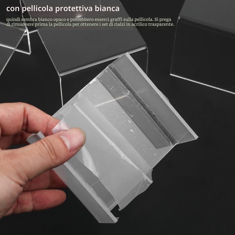 ywchoshe 9 Pz Alzate di Display in Acrilico, Alzate per