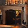 Fire Beauty Fireplace Tools Set 5 Pieces Wrought Iron Fireset