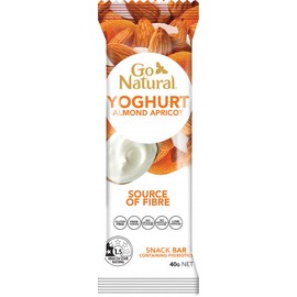 Go Natural Yoghurt Almond and Apricot Bars 16x40g