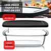 EATEX Glass Bread Pans for Homemade Bread Baking, 1.9 Quart