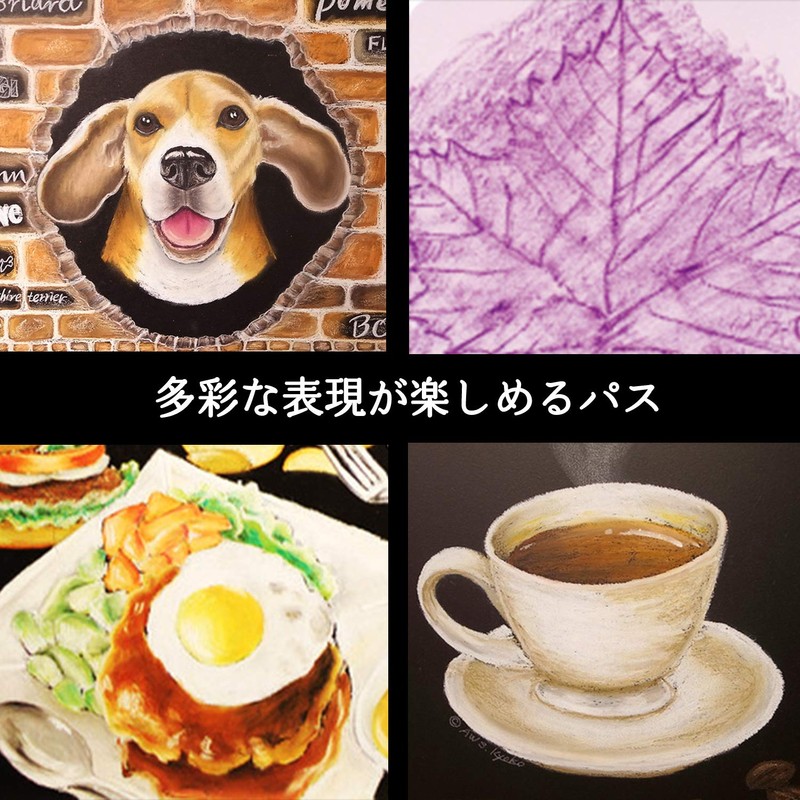 ぺんてる オイルパステル 専門家用パス PTA-25D 25色