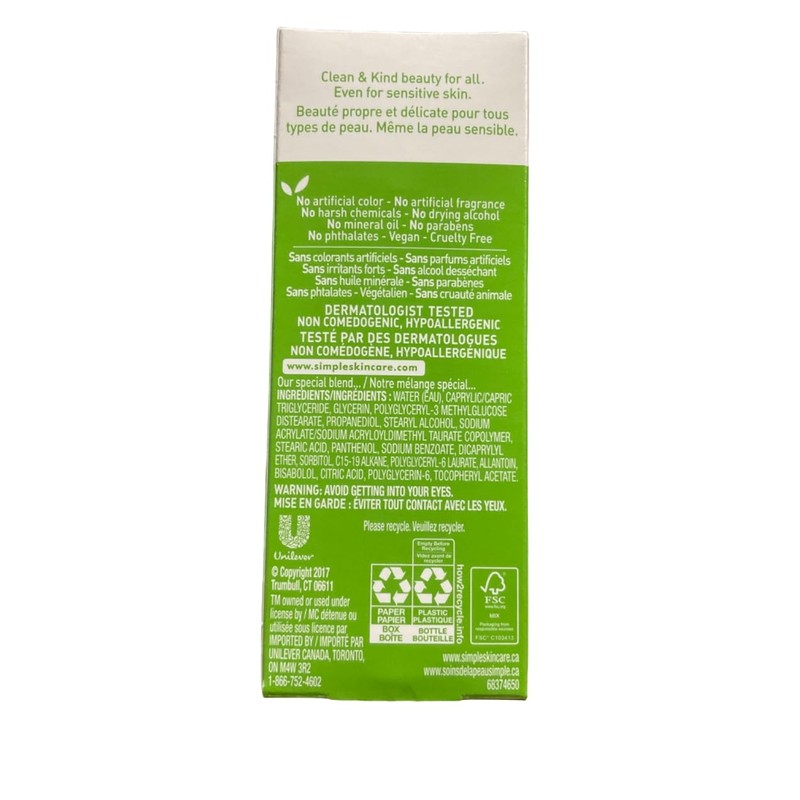 Multibuy 3x Simple® Kind to Skin Replenishing Rich Moisturiser -