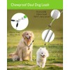 Chew Proof Retractable Dog Leash with 2 Heavy Duty Anti-Chewing