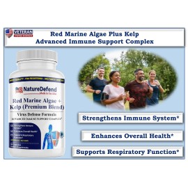 Kelp Red Marine Algae and Kelp (Unique), Strengthens Immune, All Natural, Quality!