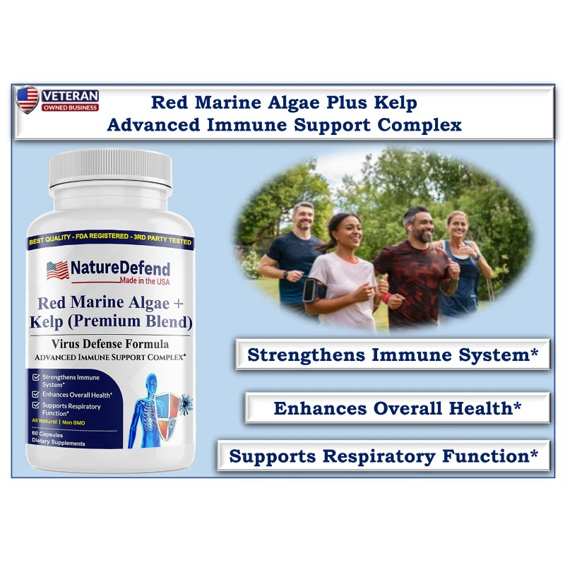Kelp Red Marine Algae and Kelp (Unique), Strengthens Immune, All