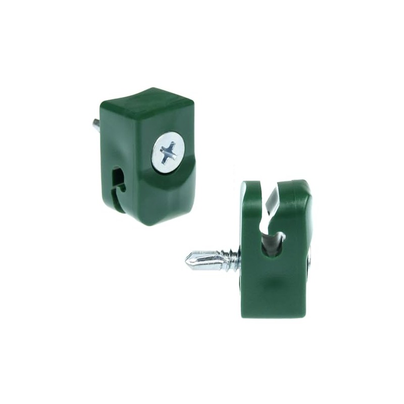 VERSHY Pack of 50 Tension Wire Holders with Screw, Green